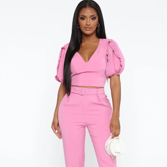 Fashion Nova Pants - Fashion Nova Can Only Mean One Thing Pant Set
